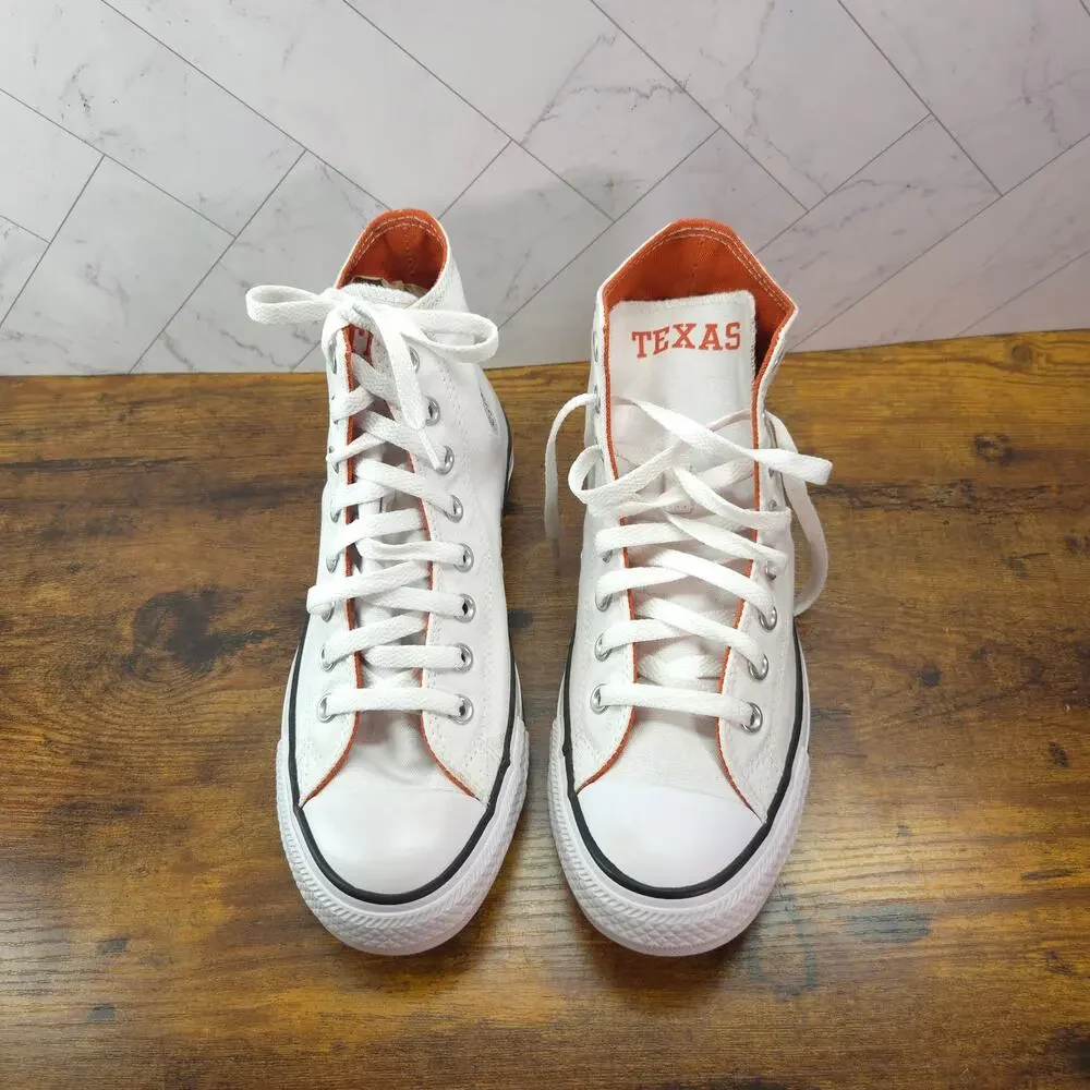 Converse Chuck Taylor Texas Longhorns High Top 6.5 W 8.5 UT 172522C New
